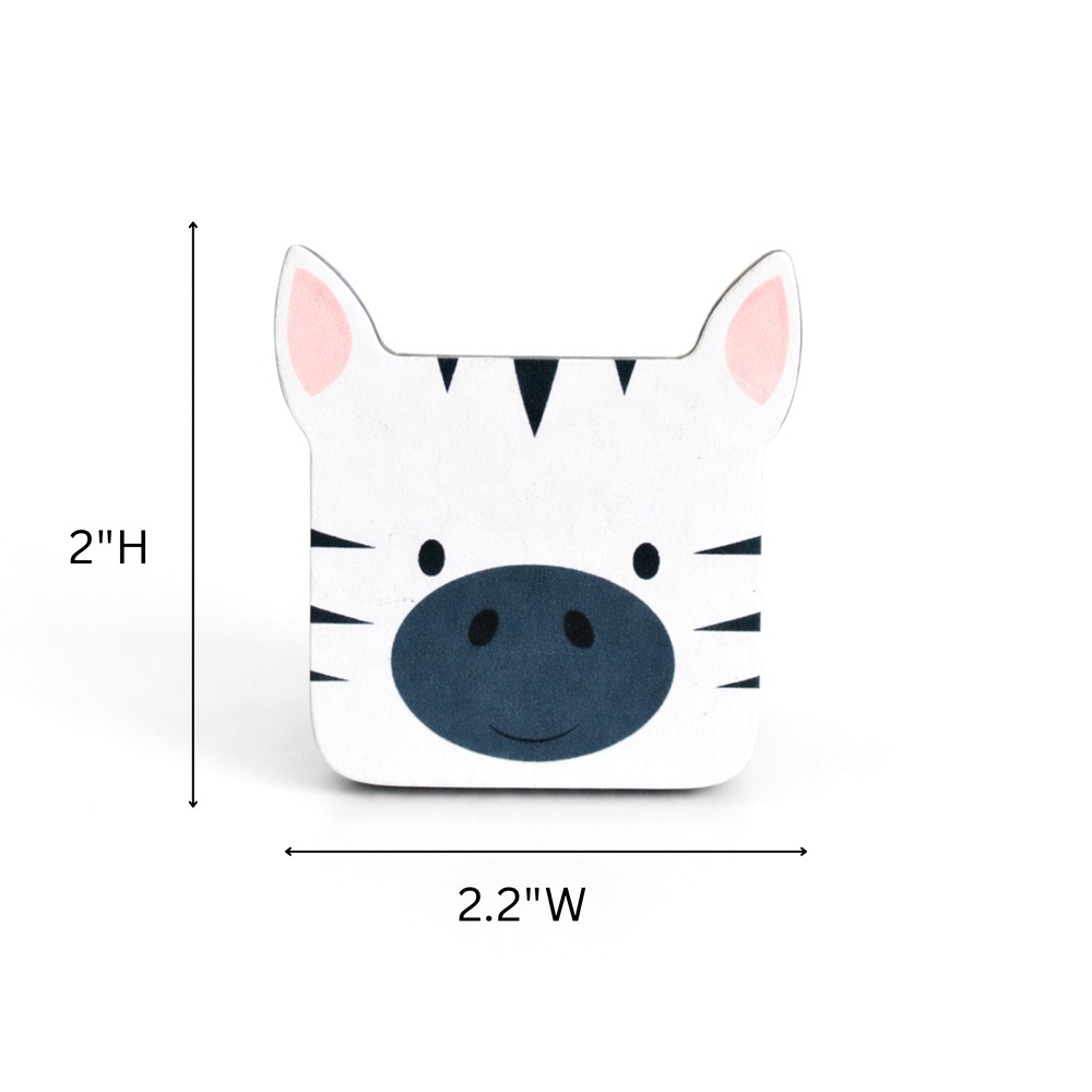 Kids Handmade Acacia Wood Zebra Knob